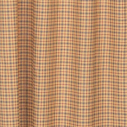 VHC Brands Millsboro Window Curtains Set of 2 - Scalloped Swag Valance in Tan (36x36x16 Inches) for Living Room, Bedroom & Kitchen Decor