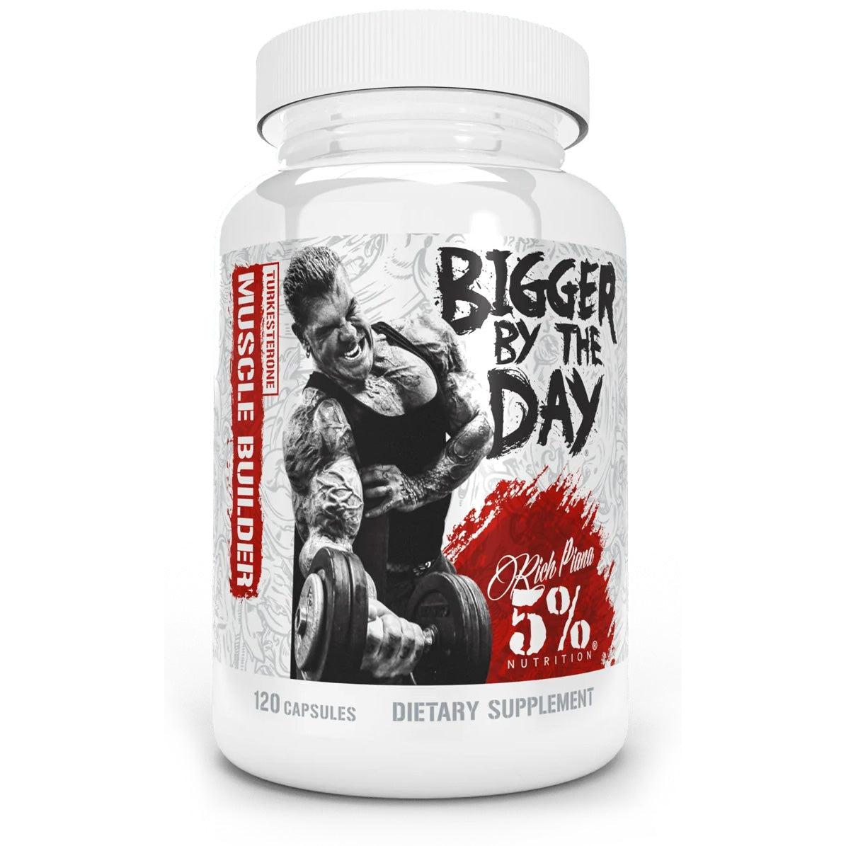 5% Nutrition Bigger By The Day - Rich Piana Muscle Building Supplement for Bodybuilders & Athletes | Pre-Workout & Post-Workout Recovery | Gym & Fitness Training Support