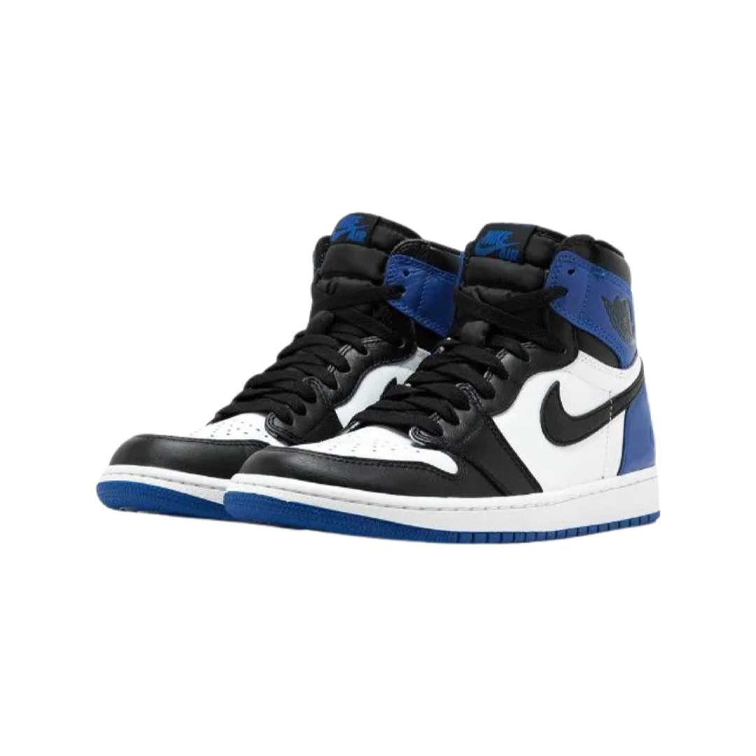 Fragment x Air Jordan 1 High Retro OG Black/White/Royal Blue Sneakers - Men's Basketball Shoes for Streetwear & Collectors