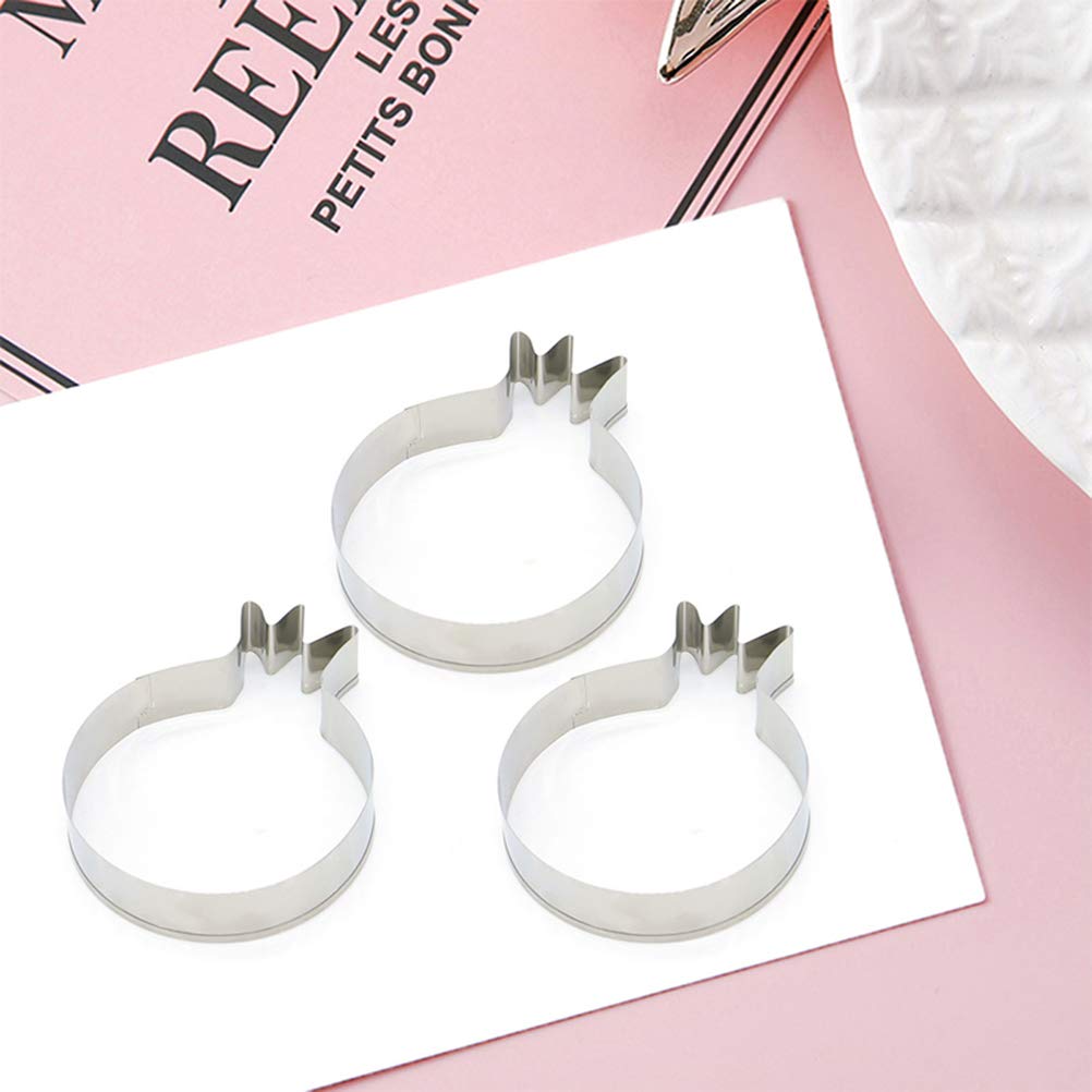 3 Pcs Stainless Steel Cake Baking Molds - Durable Dessert & Fondant Molds for Cupcakes, Cakes, Pastries - Perfect for Home Baking, Parties, and Professional Use