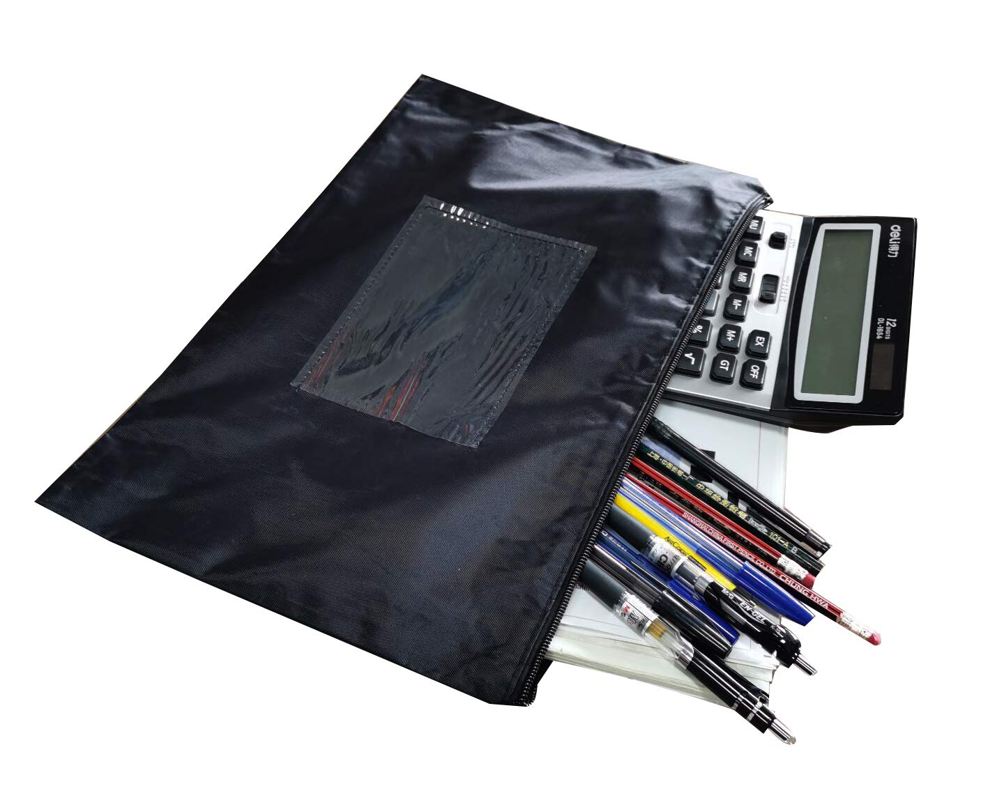 12Pcs A4 Zipper File Bags - Waterproof Document Organizer for Office, School & Travel - Premium Quality Business File Storage Bags with Secure Zipper Closure - Perfect for Organizing Papers, Receipts & Important Documents