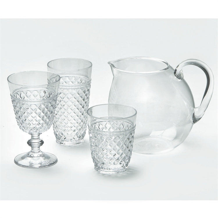 Premium Acrylic Wine Glasses Set of 8 - Shatterproof Stemware for Indoor/Outdoor Entertaining - Elegant Clear Crystal-Like Design for Parties, Weddings & Home Decor