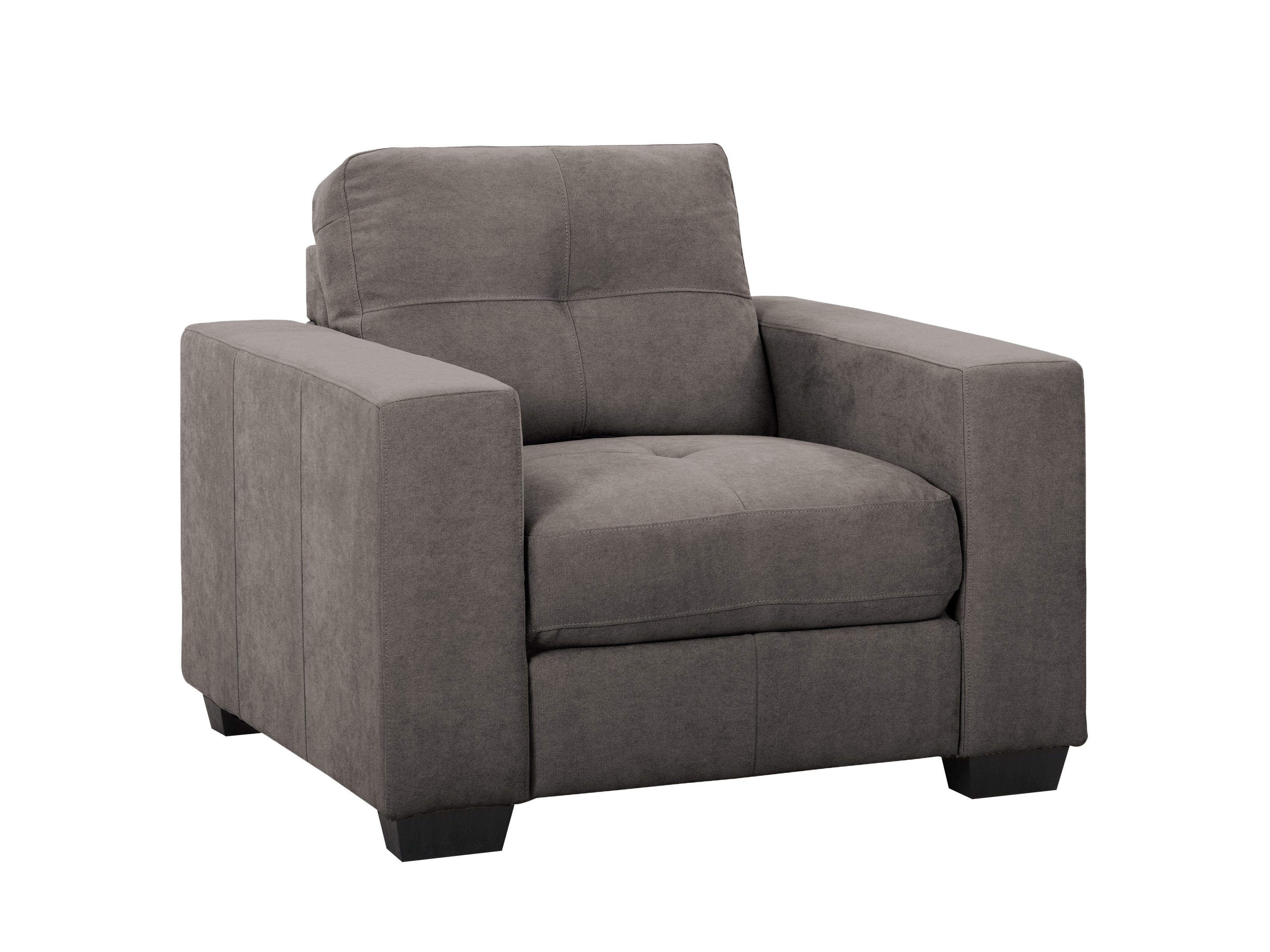 Soft Chenille Fabric Upholstered Chair - Cozy & Durable Living Room, Bedroom, or Office Seating for Home Decor