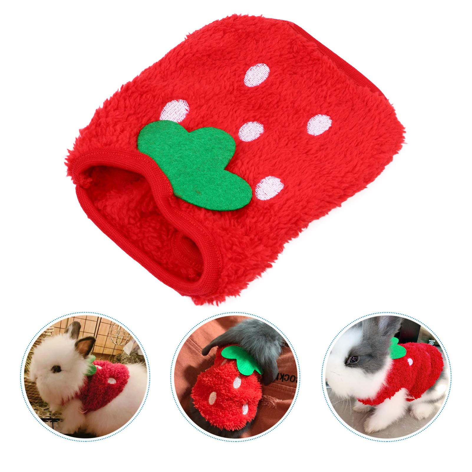 2-Pack Small Animal Hoodie & Vest - Warm Winter Clothes for Rabbits, Chinchillas, Kittens & Puppies | Cozy Pet Outfits for Indoor Play, Photo Shoots & Cold Weather Protection