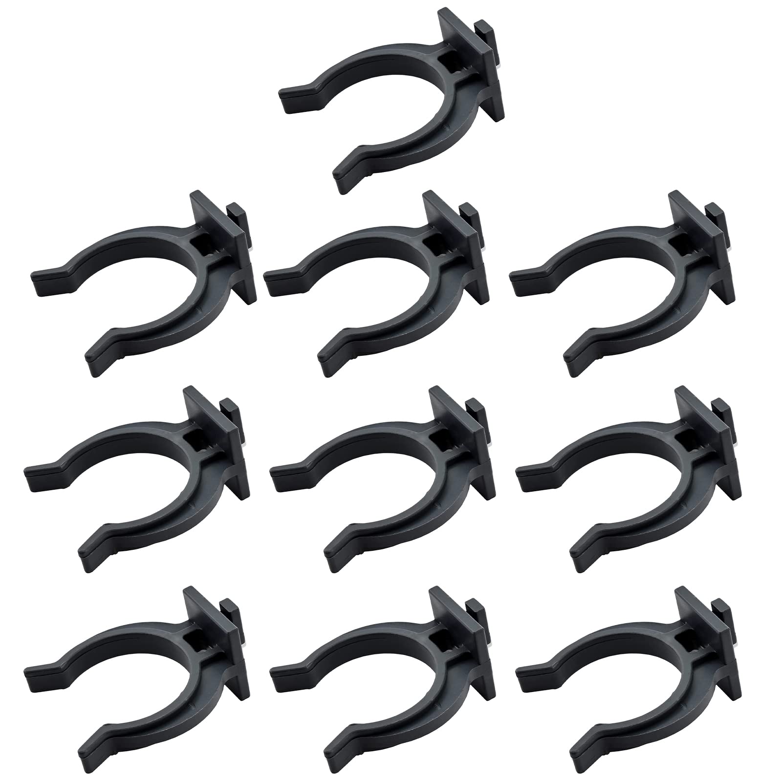 Kitchen Baseboard Clips, Skirting Board Fixing Clips for Sofas, Tables, Beds, TV Stands, Cabinets & Furniture - 10 PCS - Secure & Organize Cables for a Tidy Home