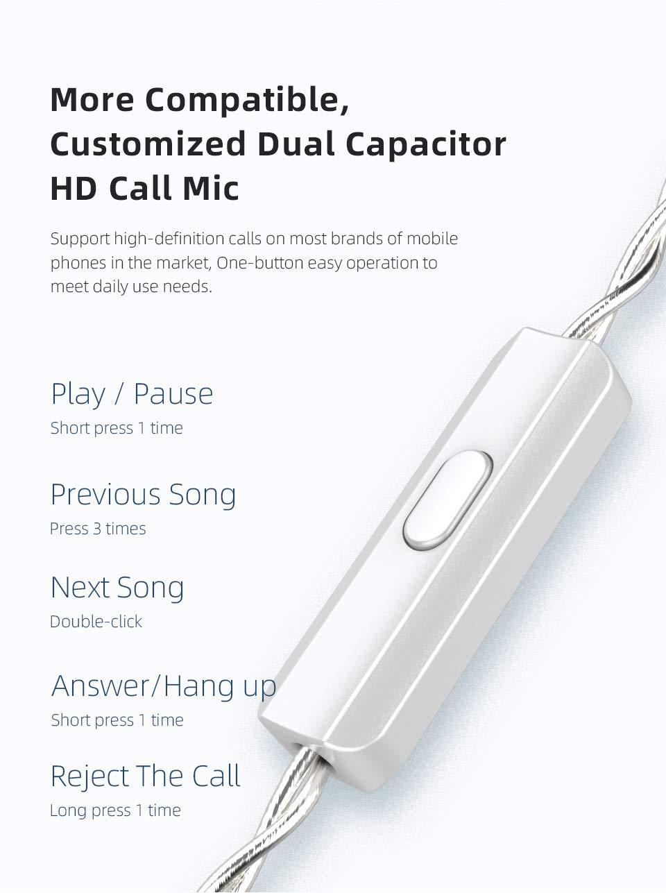 CCA KZ Zax Metal Hybrid HiFi Earbuds - 7BA+1DD 16 Drivers in-Ear Monitor Headphones with Deep Bass & Noise Cancelling for Sports, Gaming & Music Lovers