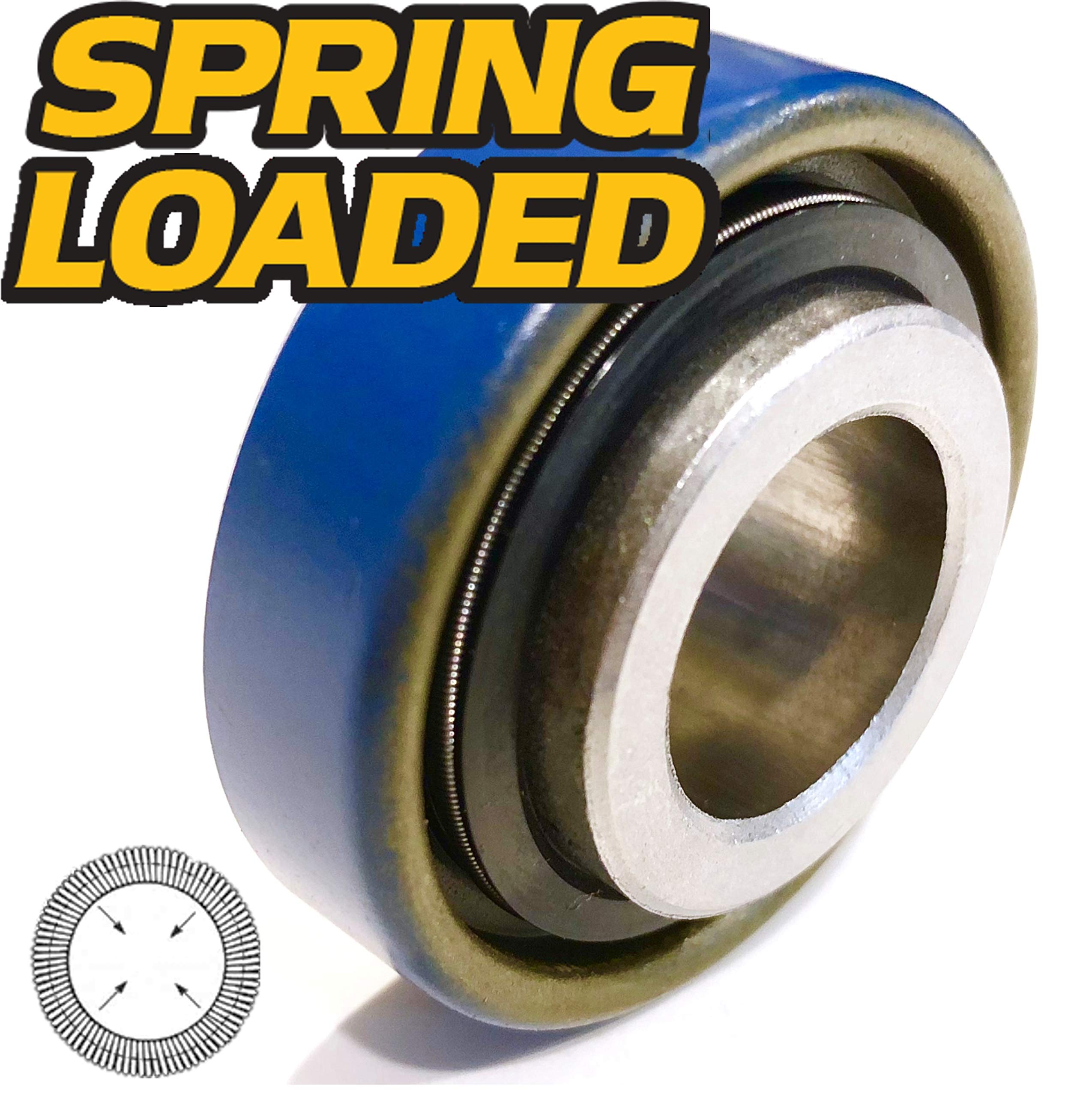 4-Piece HD Switch Front Wheel Bearing Rebuild Kit - Replacement for Scag 482621 with Upgraded Seals | Perfect for Lawn Mower & Outdoor Equipment Maintenance