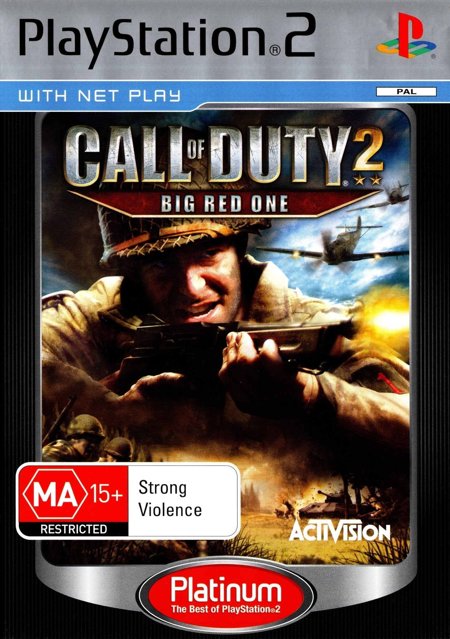 Call of Duty 2: Big Red One - PS2 Game for Playstation 2 (PAL Version) | WWII First-Person Shooter Action | Perfect for Retro Gaming & Collector's Edition