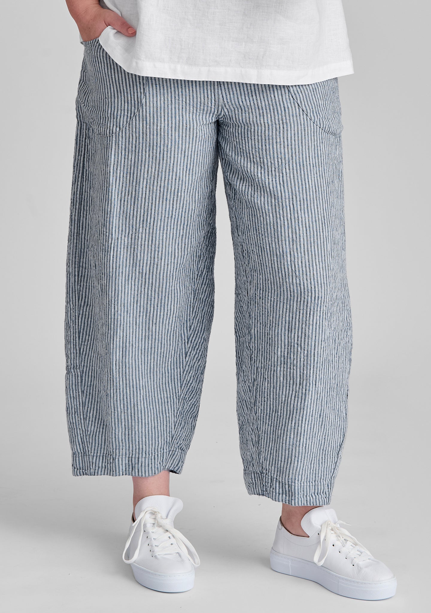 Seamly Linen Pants for Women - Breathable Comfortable Summer Wide Leg Trousers - Perfect for Beach, Vacation & Casual Wear