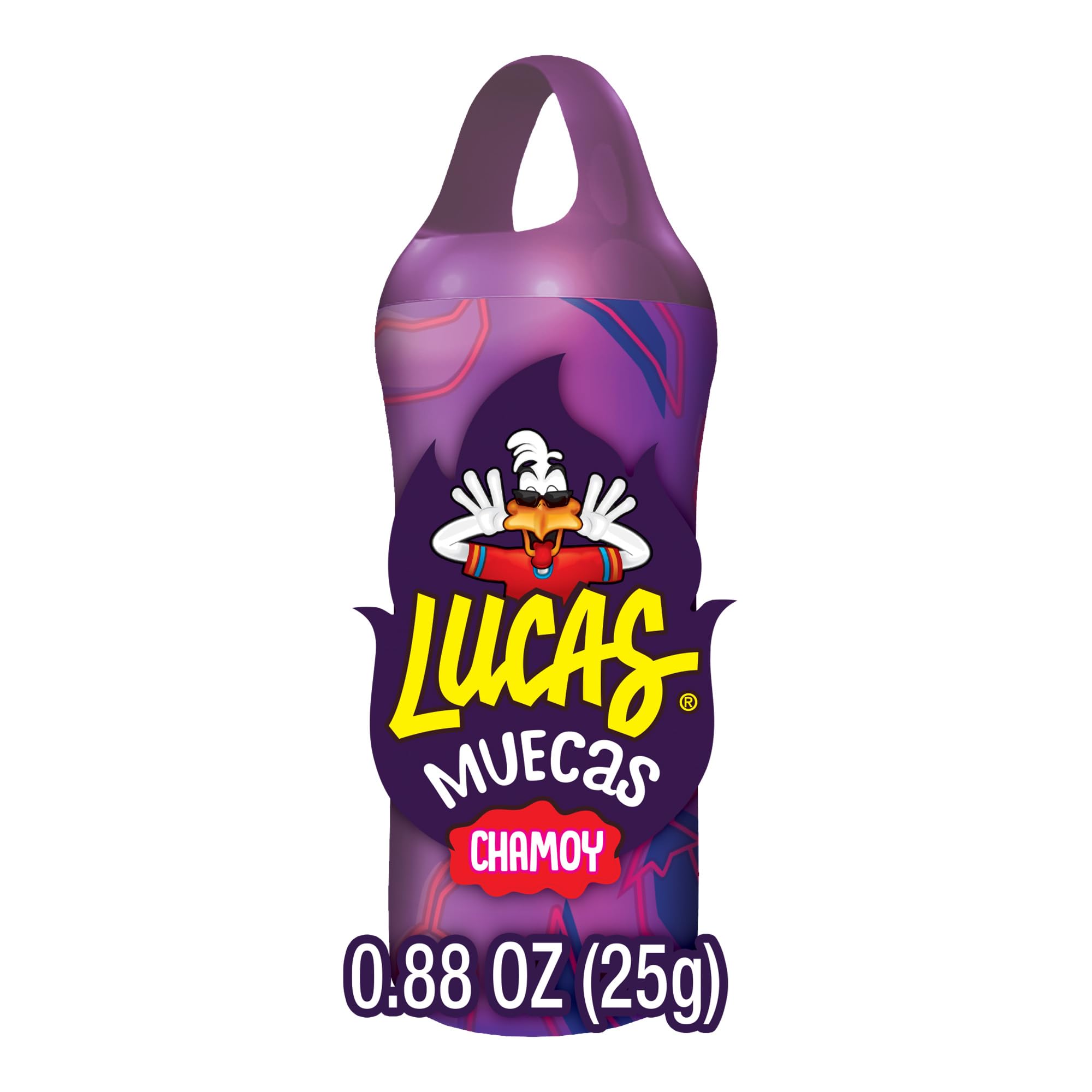 Lucas Muecas Lollipop Chamoy Flavor Candy - 10 Piece Pack (0.96oz) | Sweet & Spicy Mexican Treat for Snacks, Parties, Piñatas & Gifts | Perfect for Cinco de Mayo, Birthdays & Office Celebrations
