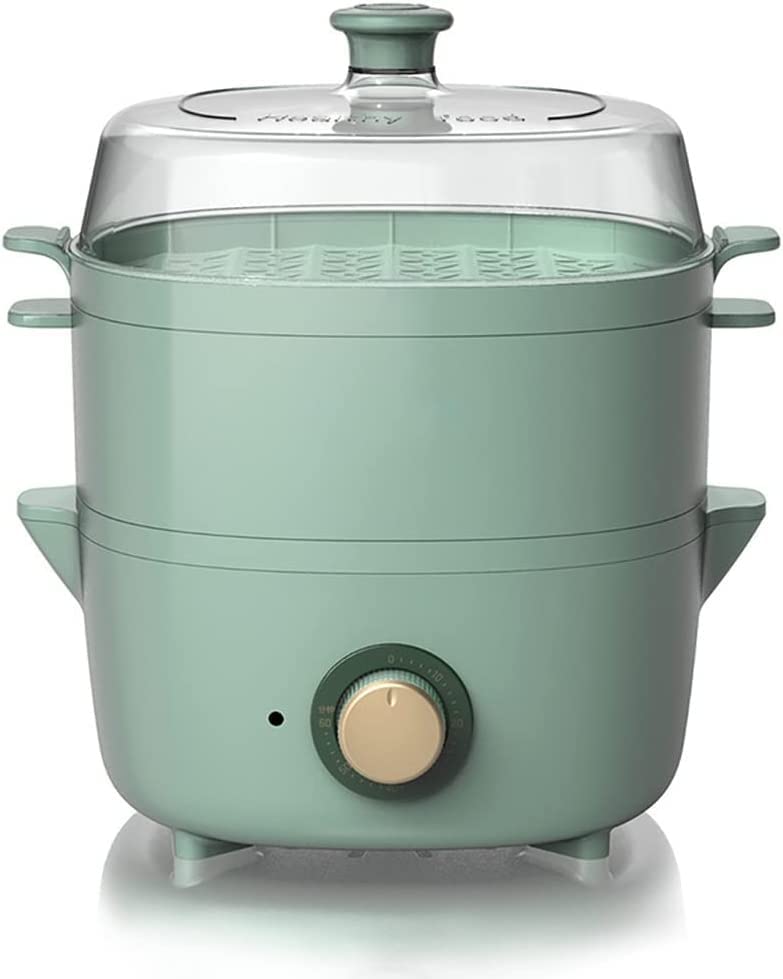 ADAPEY 600W Electric Food Steamer - 2 Layer Multifunctional Kitchen Appliance for Healthy Cooking | Perfect for Steaming Vegetables, Eggs, Dumplings & More | Ideal for Home & Office Use