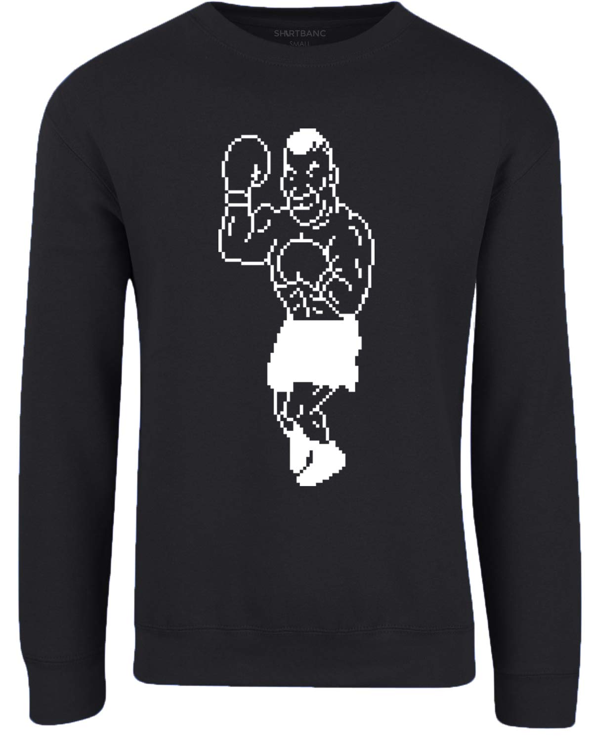 Iron Mike Punch Boxing Crewneck Sweatshirt for Men - Vintage Boxing & Gamer Style Pullover - Perfect for Gym, Training, and Casual Wear
