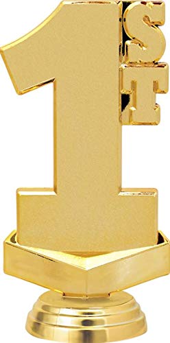 1st Place Trophy - Personalized Pink Award with Free Engraving | Crown Awards | Perfect for Sports Competitions, Academic Achievements & Corporate Recognition