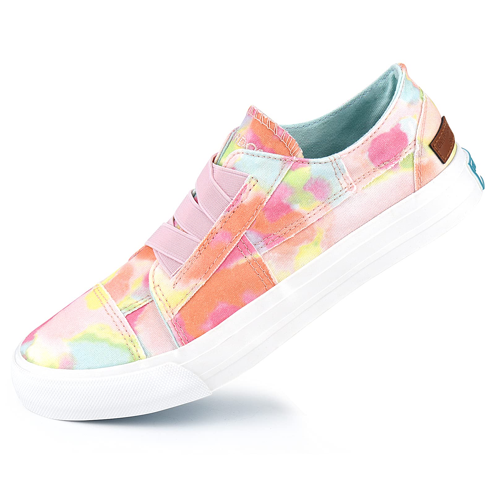 JENN ARDOR Women's Slip-On Canvas Sneakers - Comfortable Low Top Casual Walking Shoes for Women | Perfect for Everyday Wear, Errands & Light Activities