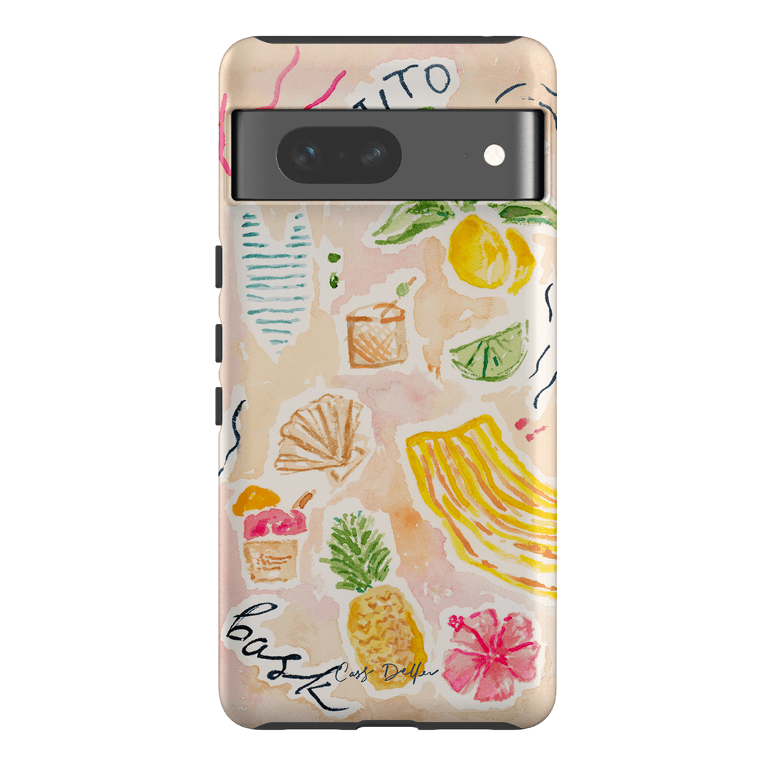 Stylish Summer Floral Phone Case - Trendy Protective Cover for iPhone & Samsung - Perfect for Beach, Vacation & Outdoor Activities