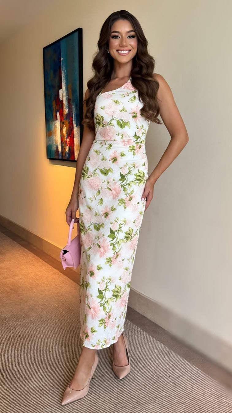 Casey Maxi Dress - Floral Print Women's Summer Dress for Beach, Vacation & Casual Wear | Lightweight & Comfortable