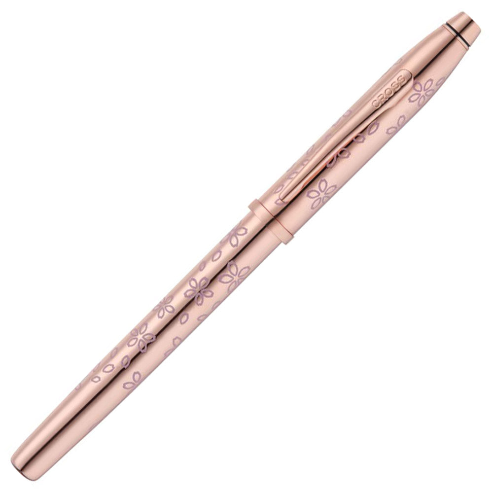 Cross Century II Cherry Blossom Rose Gold Plated Rollerball Pen - Elegant Writing Instrument for Professionals, Gift Ideas & Special Occasions