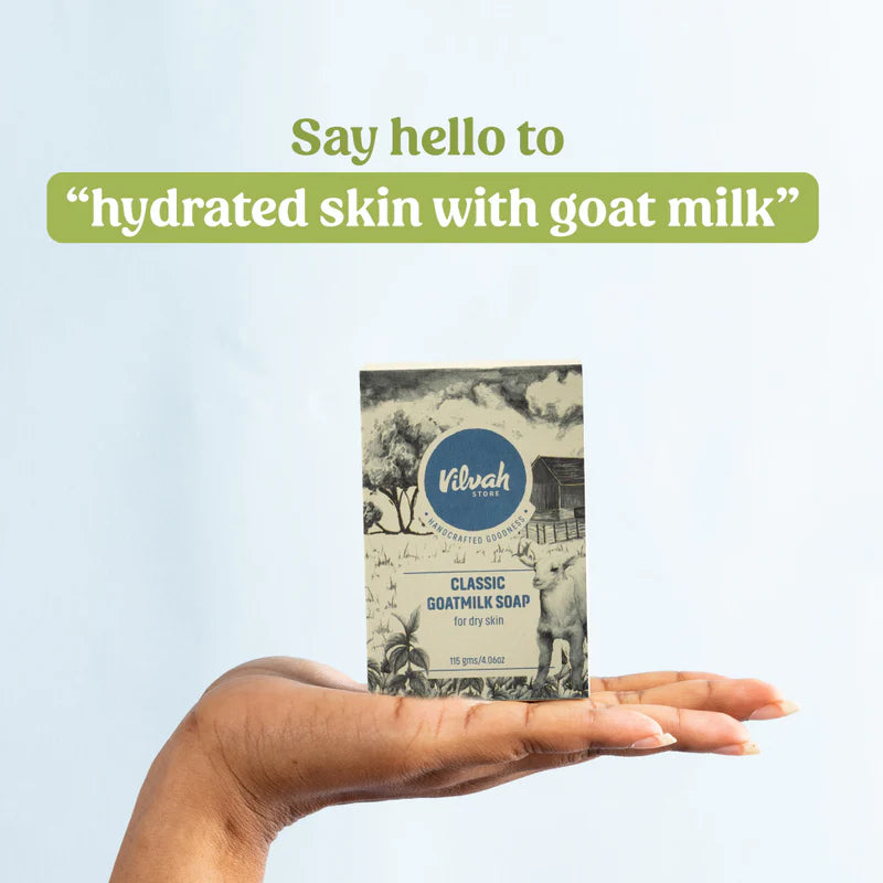 Natural Goat Milk Soap Bar for Sensitive Skin - Moisturizing & Gentle Cleansing - Perfect for Dry Skin, Eczema & Daily Skincare Routine