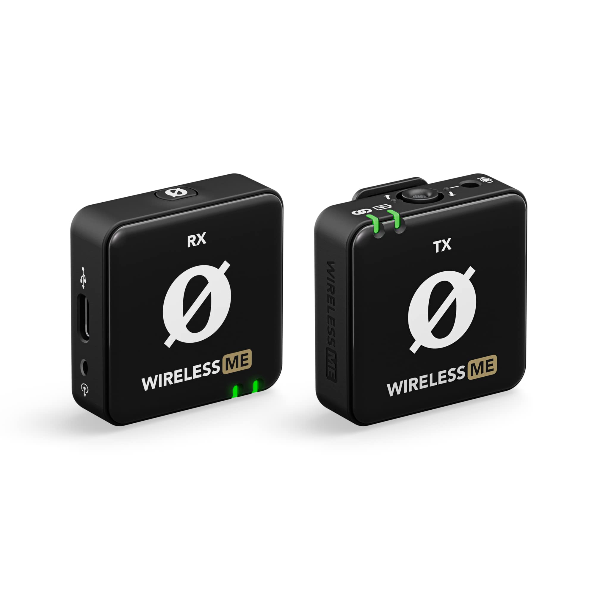 RØDE Wireless ME Ultra-Compact Wireless Microphone System with Built-in Mics & Lavalier GO Wearable Mic - White | Perfect for Vlogging, YouTube, Interviews & Live Streaming