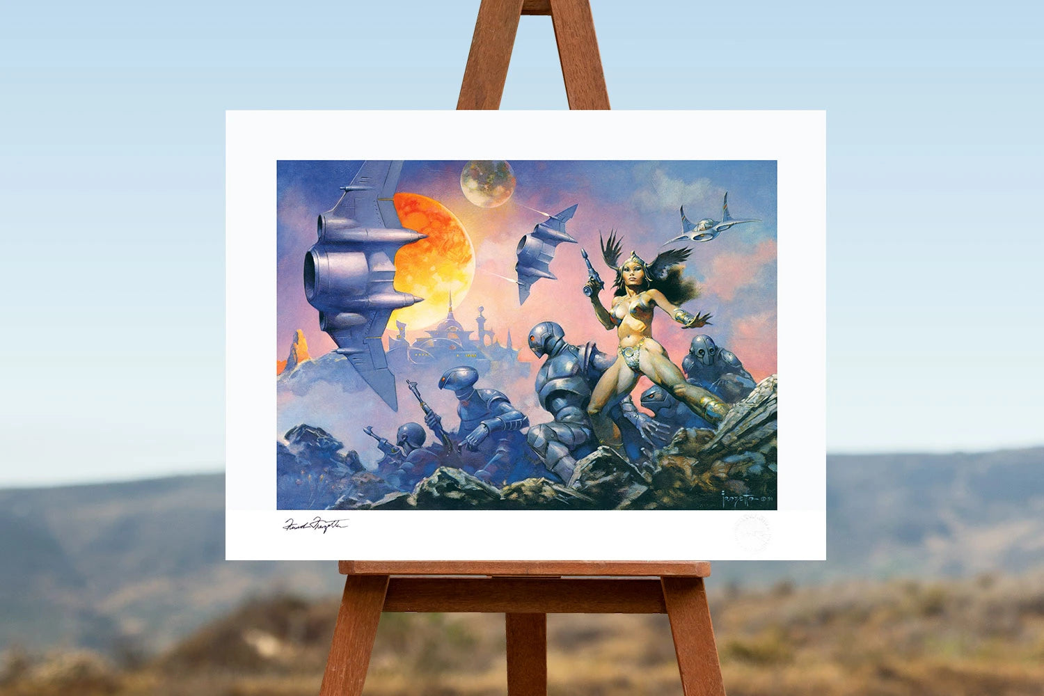Sideshow Collectibles Dawn Attack Fine Art Print - Limited Edition Artwork for Home & Office Decor | Perfect for Comic & Fantasy Fans