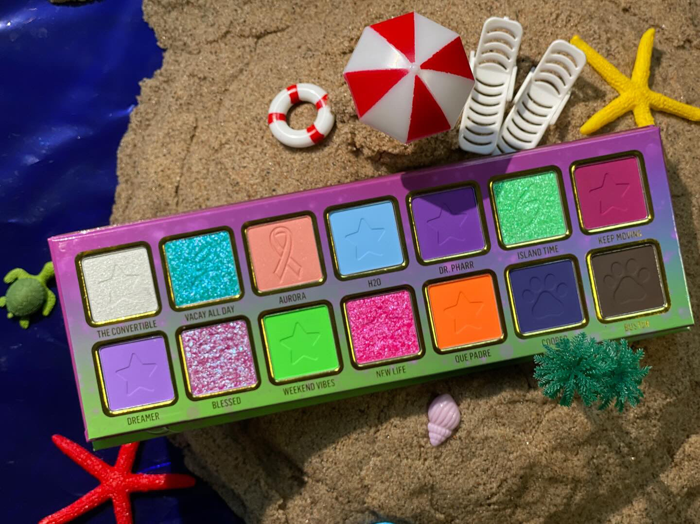 Nueva Vida x Steff's Beauty Stash Eyeshadow Palette - 18 Highly Pigmented Matte & Shimmer Eyeshadows for Professional Makeup | Perfect for Day to Night Looks, Bridal Makeup & Special Occasions