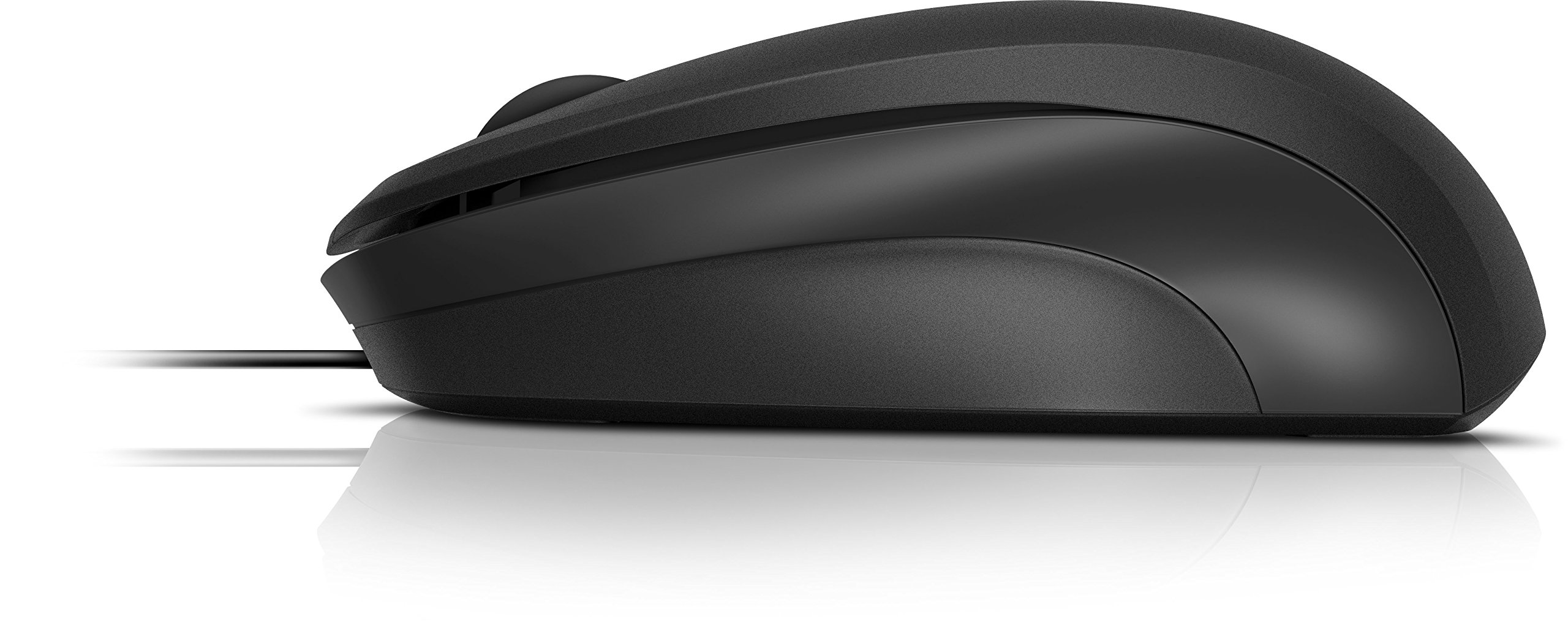 Ergonomic Wired LED Mouse for Office & Home Use - Comfortable Computer Mouse with Precise Tracking, Durable Black Design - Perfect for Work, Gaming, and Everyday Computing