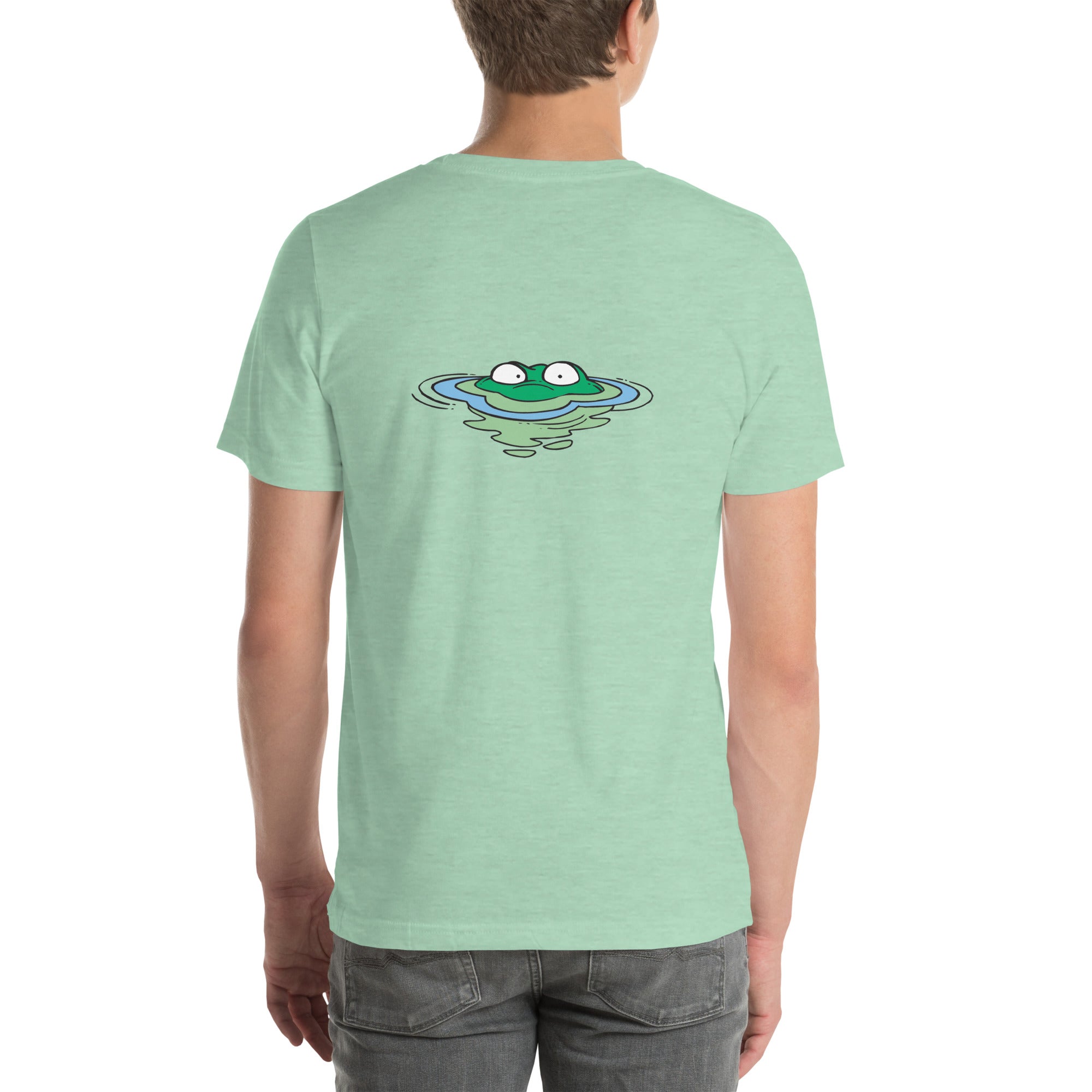 Frog Head in Water Unisex T-Shirt | Bart's Water Sports | Fun Graphic Tee for Swimming, Fishing & Outdoor Activities