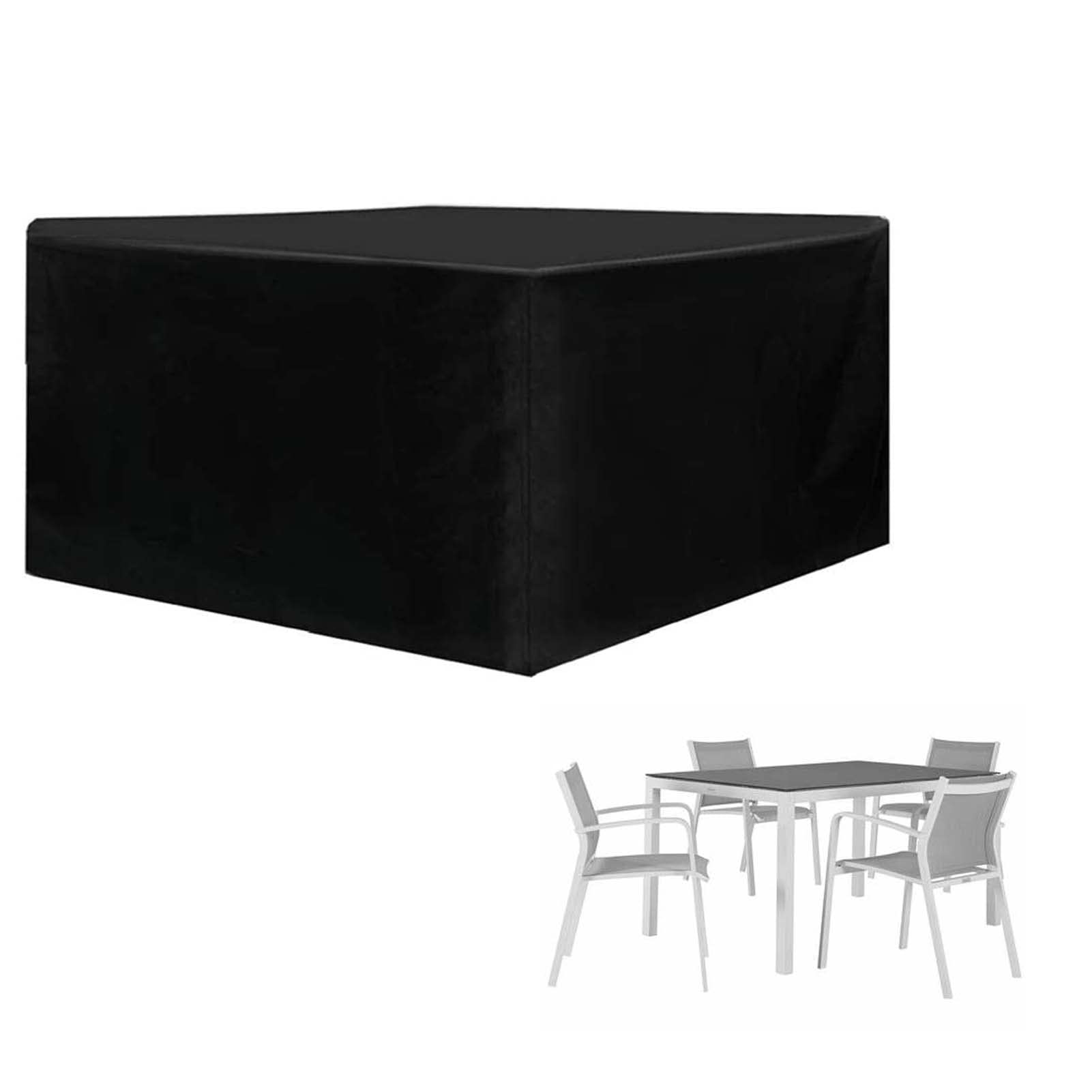 16x14x10 Inch Heavy Duty Waterproof Patio Furniture Cover - 420D Outdoor Table Protector for Rain, Snow & Winter Weather - Perfect for Garden, Deck & Backyard Furniture Protection