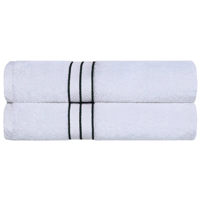 Premium Turkish Cotton Ultra Plush 2-Piece Bath Sheet Set - Super Absorbent & Soft Luxury Towels for Spa, Bathroom & Beach Use