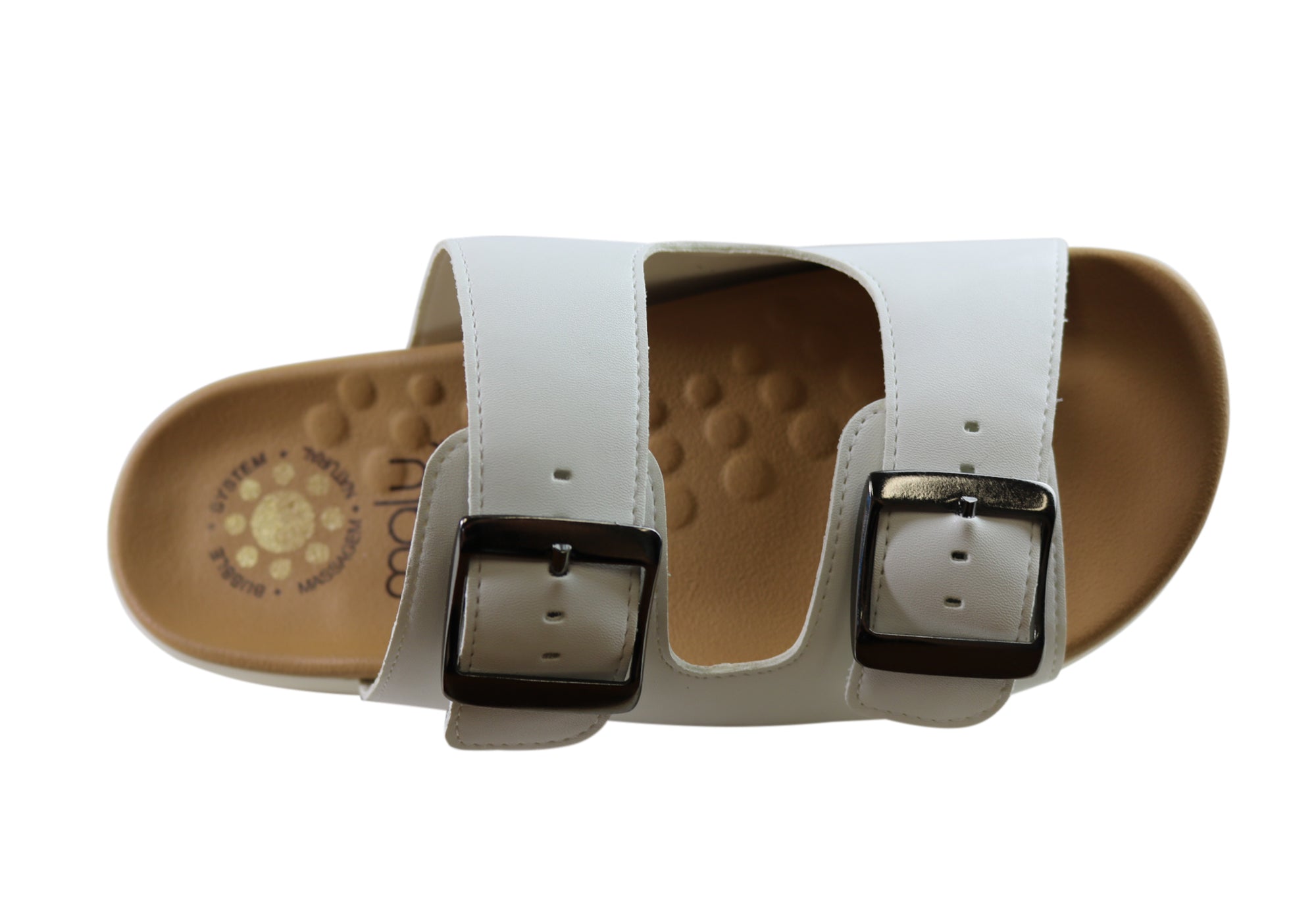 Malu Supercomfort Deim Women's Comfort Slides Sandals - Soft Cushioned Flip Flops for Women, Made in Brazil - Perfect for Beach, Pool, and Indoor Wear