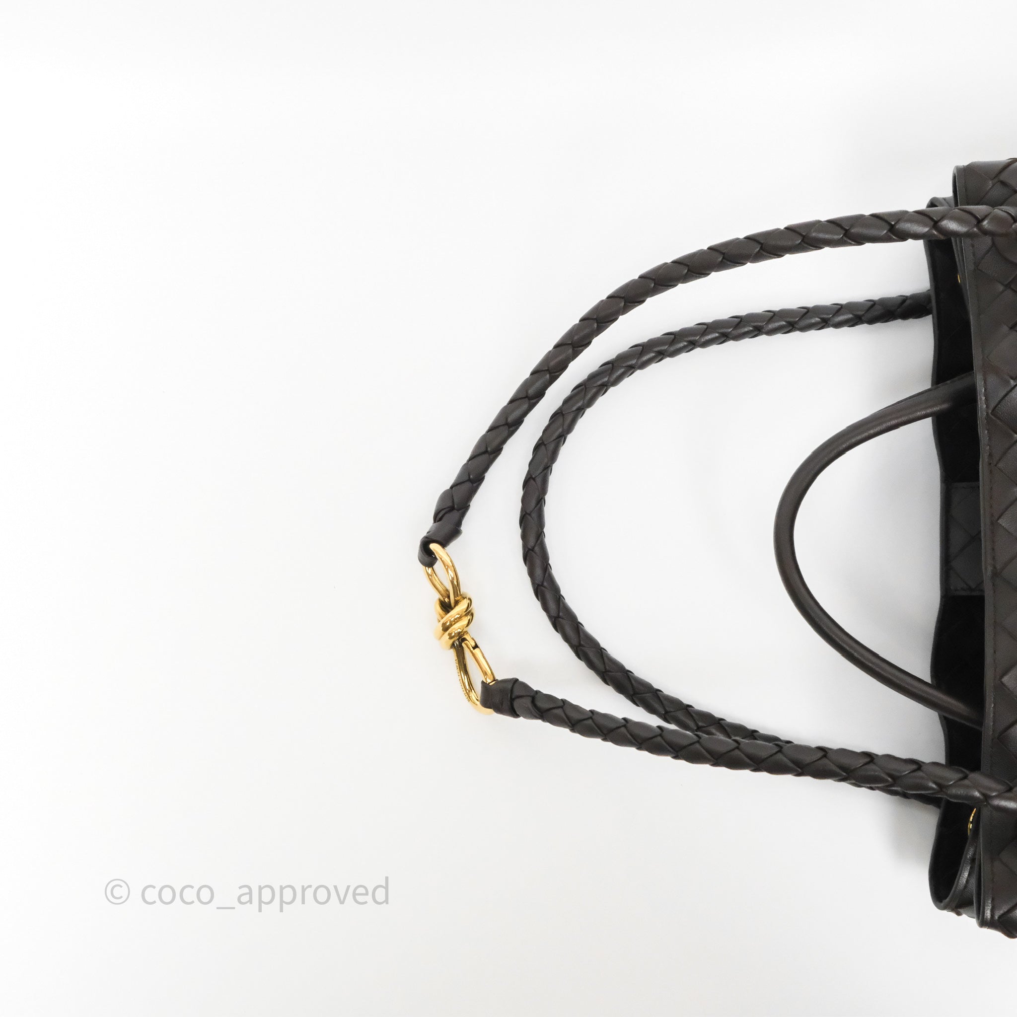Bottega Veneta Medium Andiamo Bag in Fondant Brown - Intrecciato Lambskin Leather Crossbody Shoulder Bag for Women | Perfect for Work, Travel & Everyday Luxury