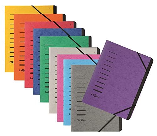 7-Piece Document Wallet Organizer Set - Durable Agglomerated Leather Portfolio for Files & Papers | Perfect for Office, Business Travel & Home Organization