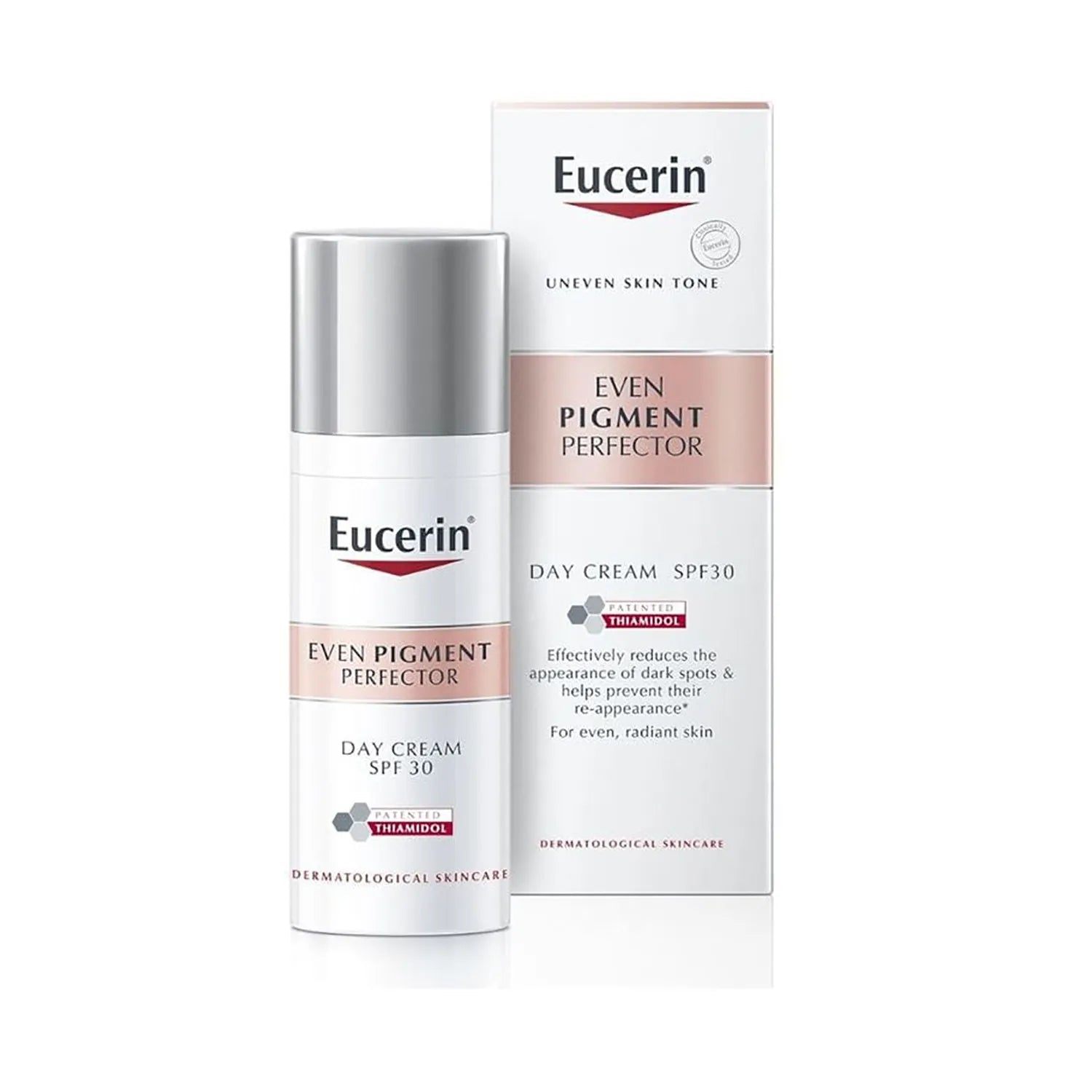 Eucerin Even Pigment Perfector SPF30 Day Cream 50ml - Brightening Moisturizer for Uneven Skin Tone & Dark Spots | Daily Facial Care for Radiant Complexion | Perfect for Daytime Use Under Makeup