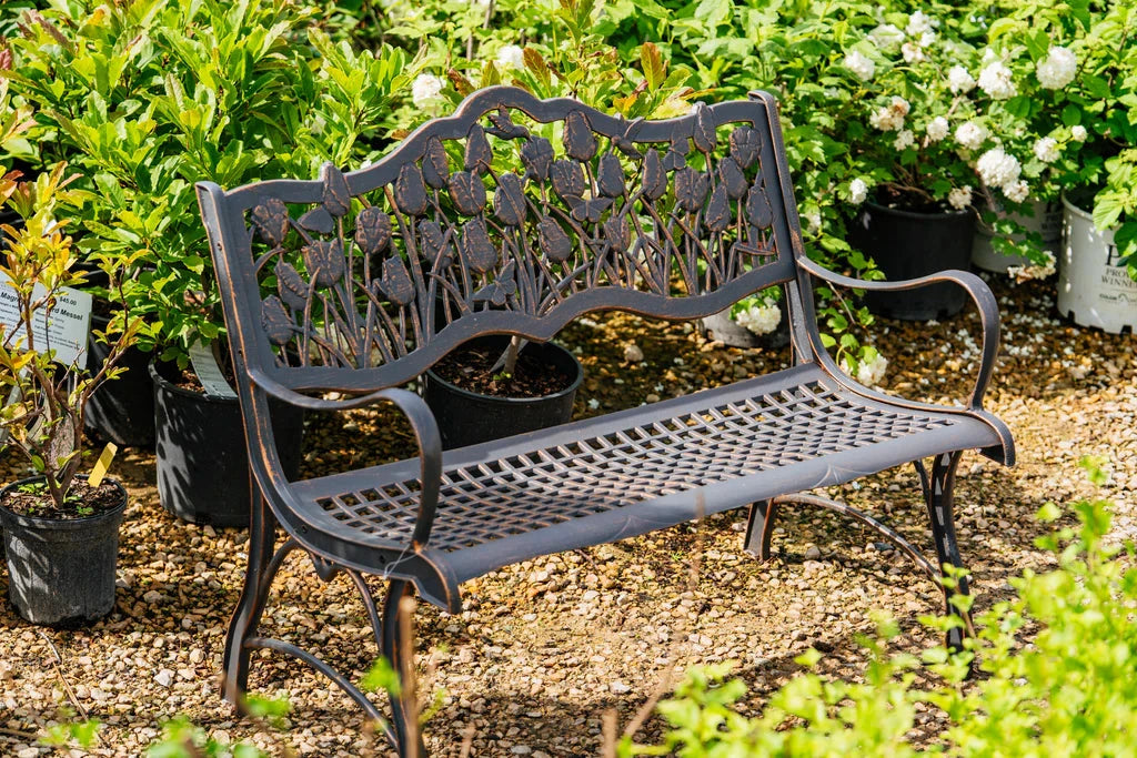 Outdoor Tulip Loveseat - Waterproof Wicker Patio Furniture Set for Garden, Balcony, and Backyard - Perfect for Relaxing and Entertaining Guests