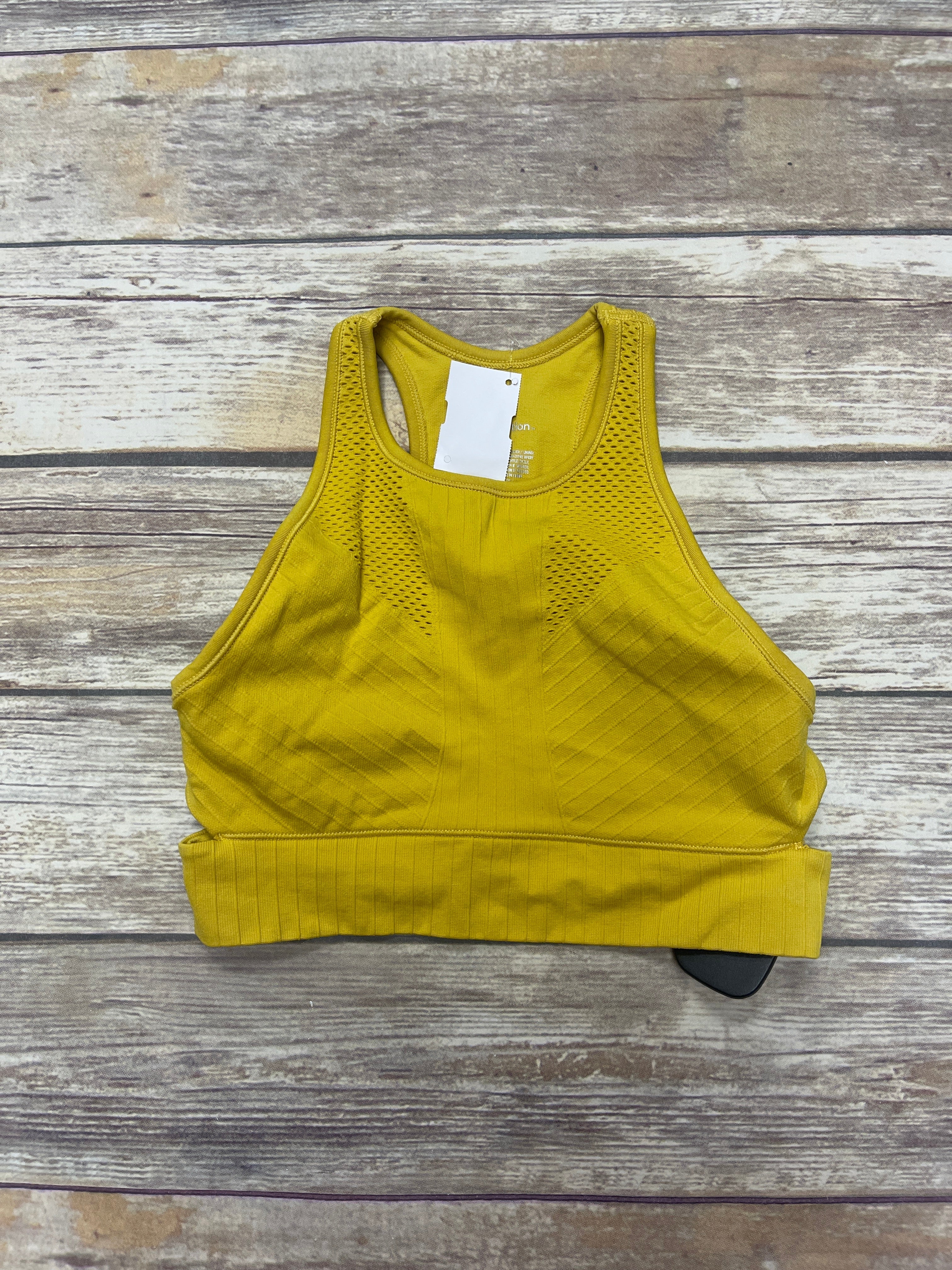 All In Motion Women's Athletic Sports Bra - Yellow, Size XS - Perfect for Yoga, Running & Gym Workouts