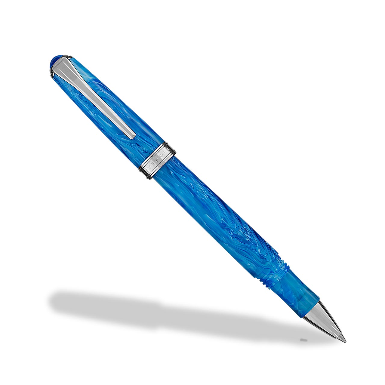 True Writer Classic Blue Danube Pen - Premium Ballpoint Pen for Smooth Writing, Elegant Gift for Professionals & Students - Perfect for Office, School & Everyday Use