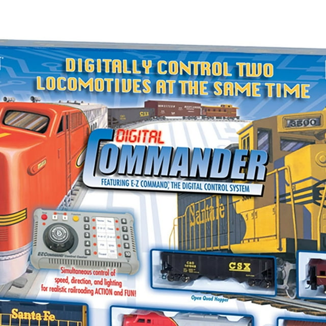 Bachmann Trains Digital Commander HO Scale Electric Train Set - Realistic Model Railway for Collectors & Enthusiasts | Perfect for Home Layouts & Holiday Displays