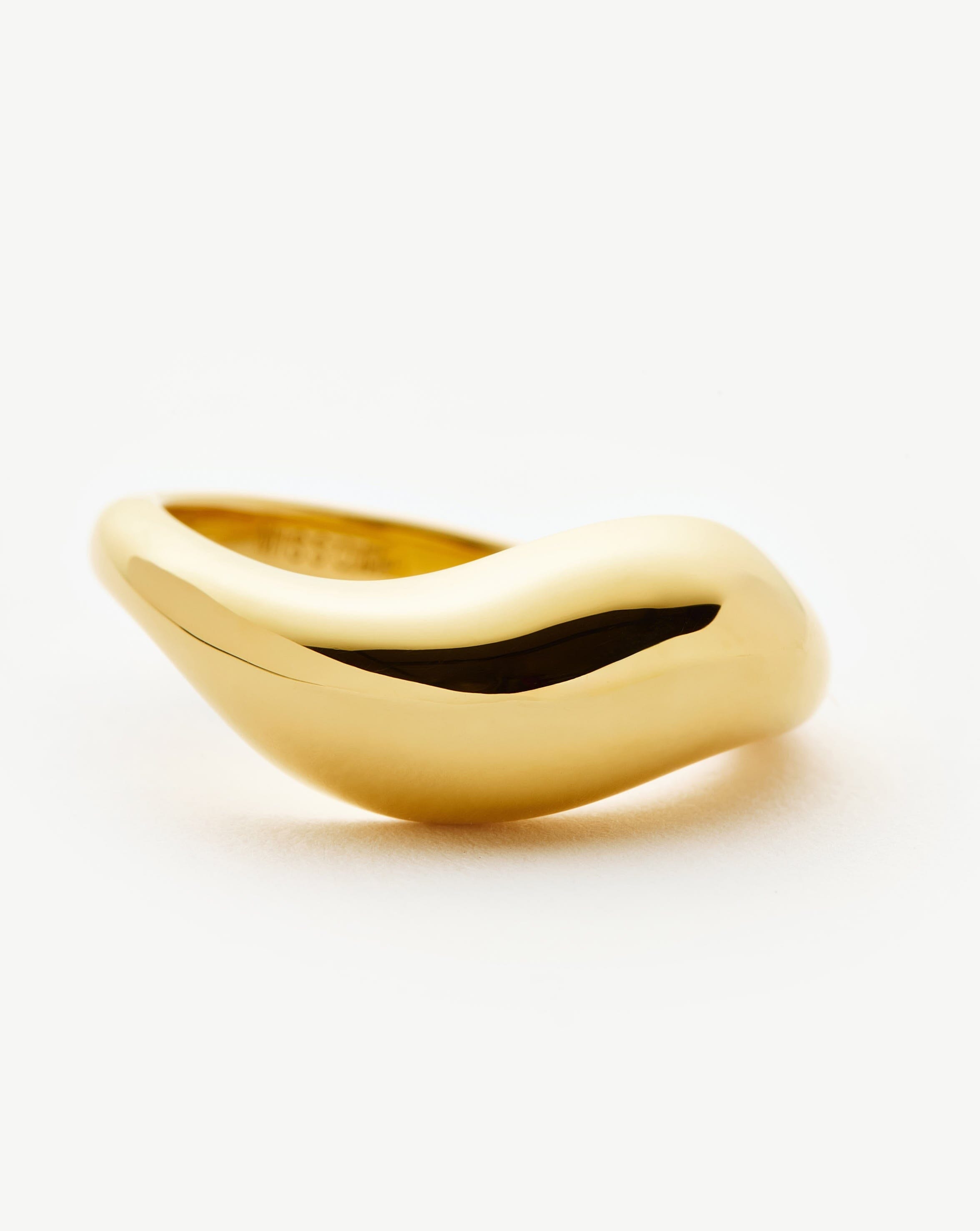 Savi Signature Stacking Ring Set - 18k Gold Vermeil Rings for Women, Dainty & Elegant Layering Rings for Everyday Wear, Gift for Her, Anniversary, Birthday, Valentine's Day