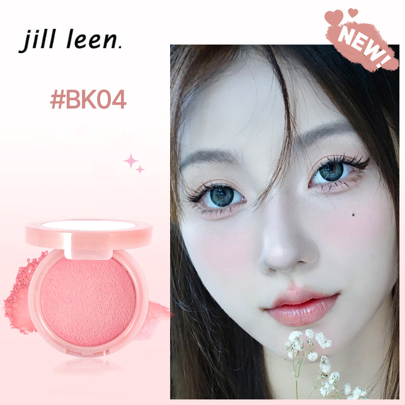 JILLLEEN Soft Focus Monochromatic Blush - Natural Matte Powder Blush for Cheeks, Buildable & Long-Lasting, Vegan & Cruelty-Free - Perfect for Everyday Makeup & Special Occasions