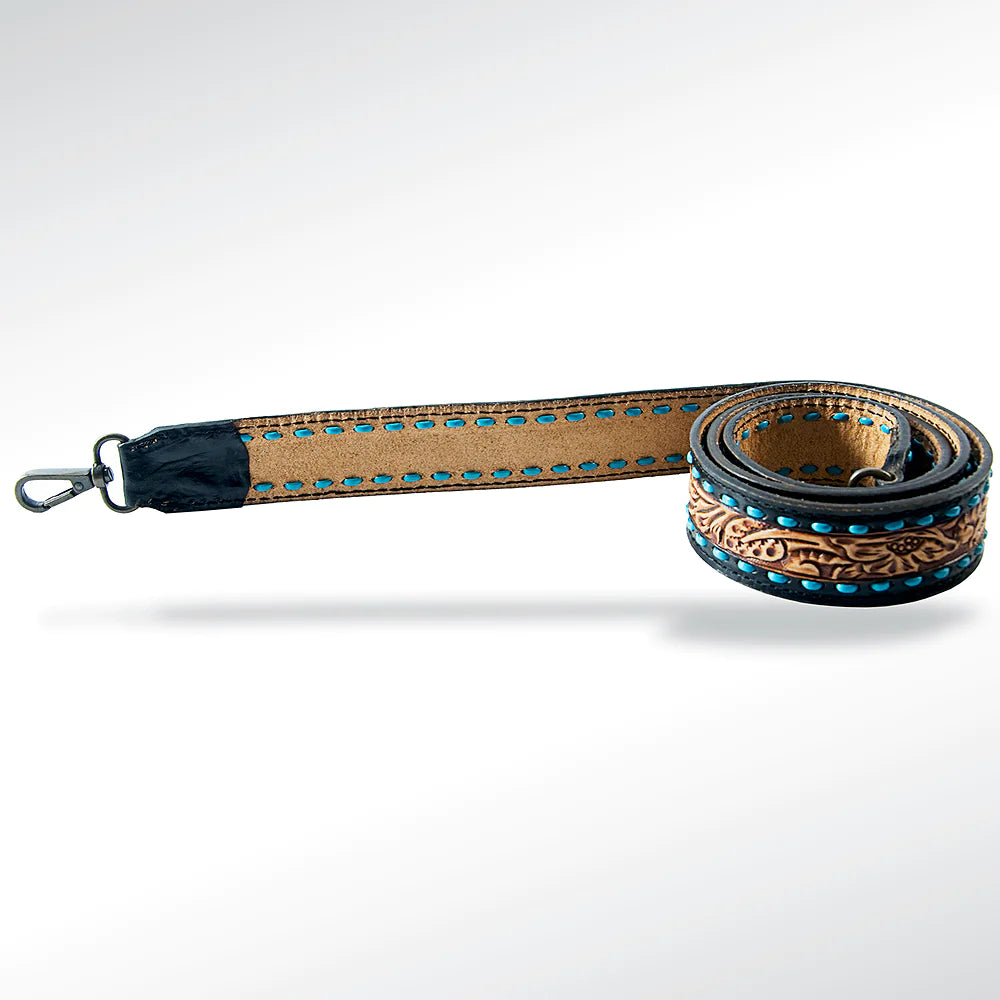 American Darling Black & Tan Crossbody Purse Strap - Adjustable & Stylish Handbag Shoulder Strap for Women | Perfect for Casual Outings, Shopping & Travel