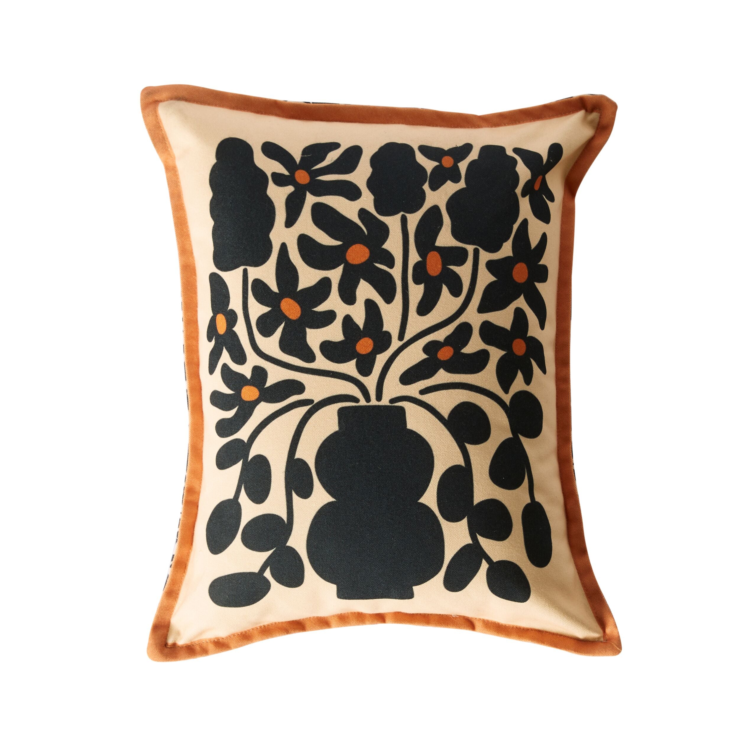 Aruba Abstract Silhouette Decorative Throw Pillow Cover 50x40cm - Perfect for Sofa, Bed, Couch & Home Decor