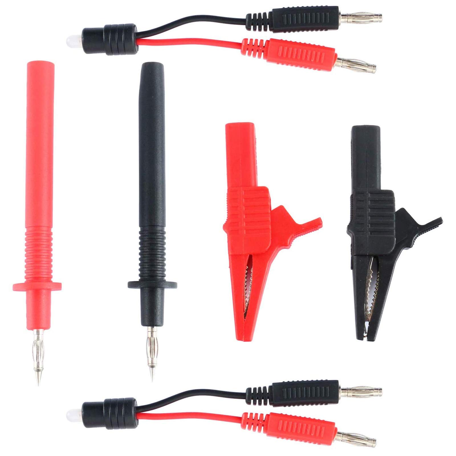 Automotive Circuit Test Leads Kit - Multifunction Electrical Testers & Diagnostic Tools with Wire Connectors & Adapter Cables (Includes Carrying Case) - Perfect for Car Repair, DIY Electrical Testing & Vehicle Maintenance