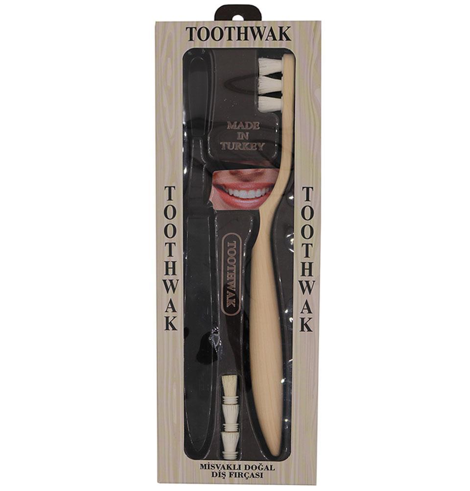 Organic Islamic Peelu Miswak Toothstick Toothbrush with Travel Case - Natural Teeth Whitening & Oral Care for Halal Lifestyle, Travel & Daily Use