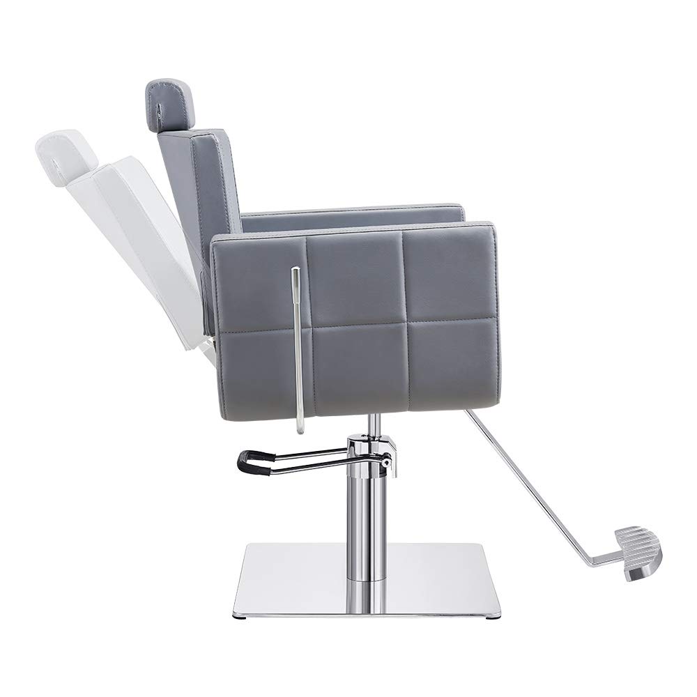 Dir Beauty All-Purpose Reclining Salon Chair for Makeup, Threading & Beauty Services - Adjustable Professional Styling Chair for Salon, Spa & Home Use