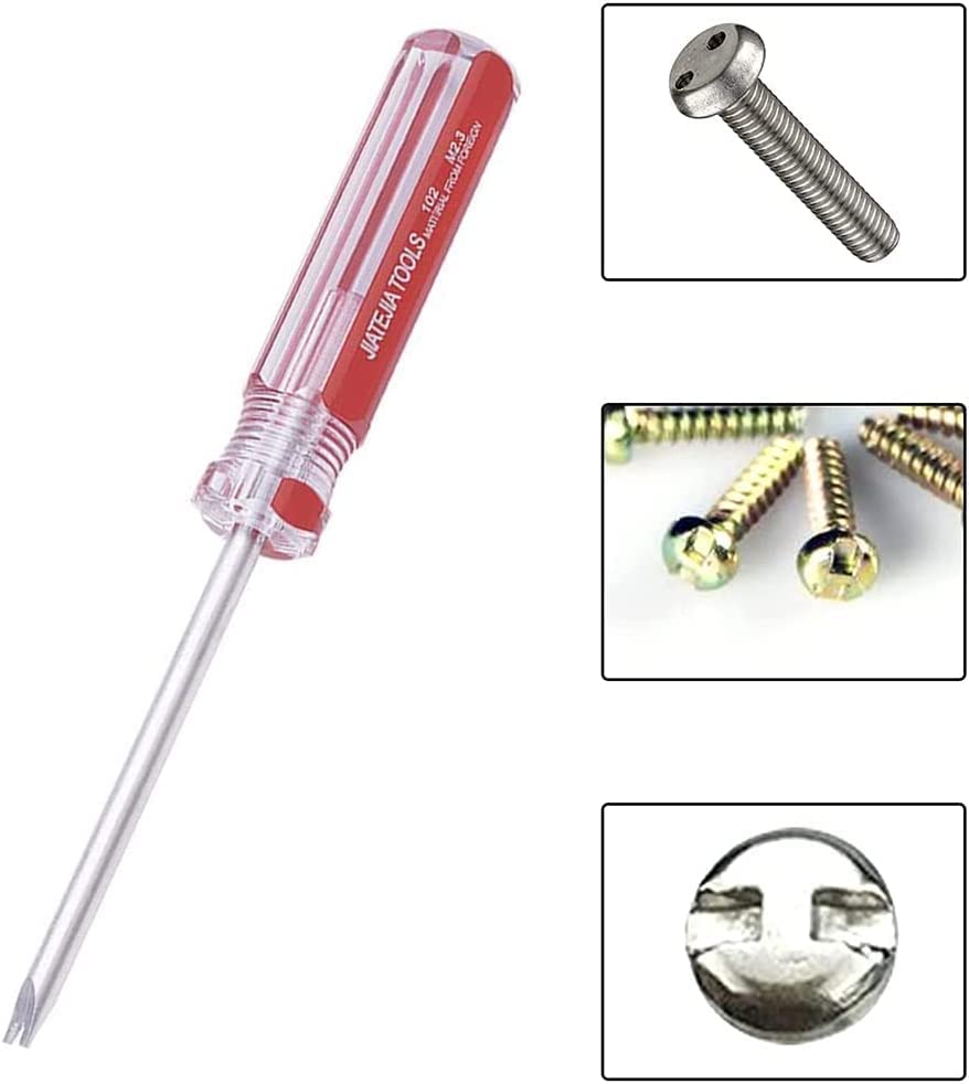 Auniwaig Magnetic Spanner Screwdriver Set - U Tip Precision Screwdriver with Non-Slip Handle (2mm/0.08