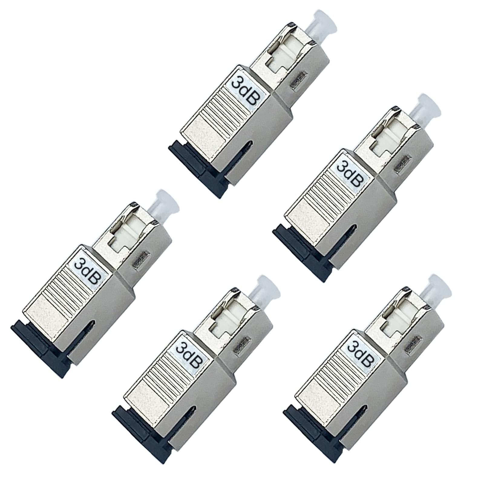 5Pcs SC-UPC Fiber Optic Attenuator 3dB - Signal Converter for Network Setup