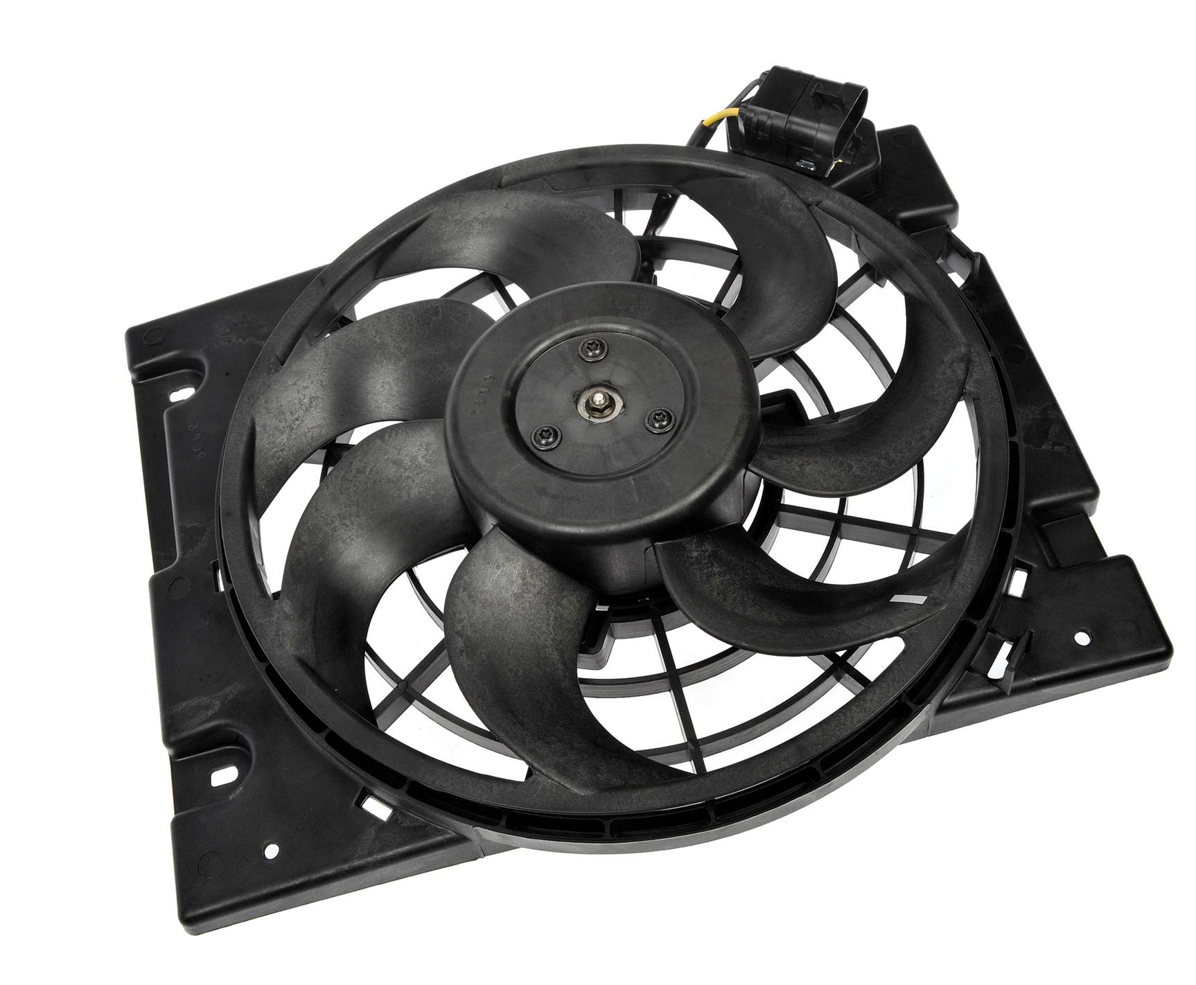 APDTY 142511 Radiator Fan Assembly Without Controller - Replacement for 24431829, 90570741 - Compatible with Various Car Models - Perfect for Cooling System Repairs & Upgrades