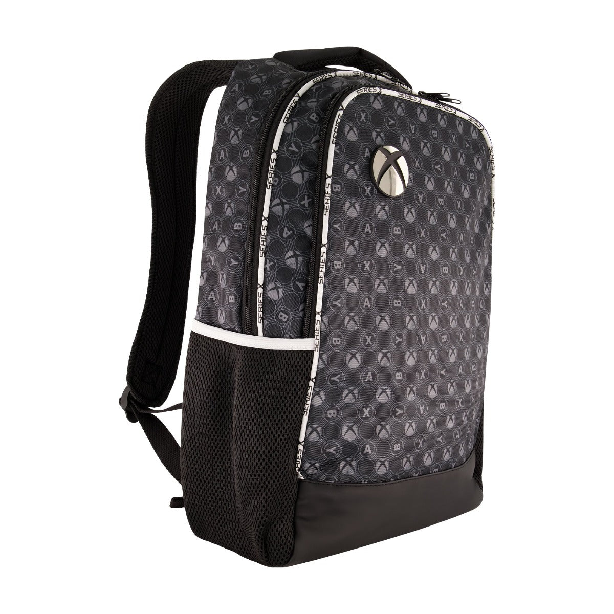 Xbox Black Geometric Backpack for Gaming & Travel - Durable Laptop Bag for School, Work & Outdoor Adventures