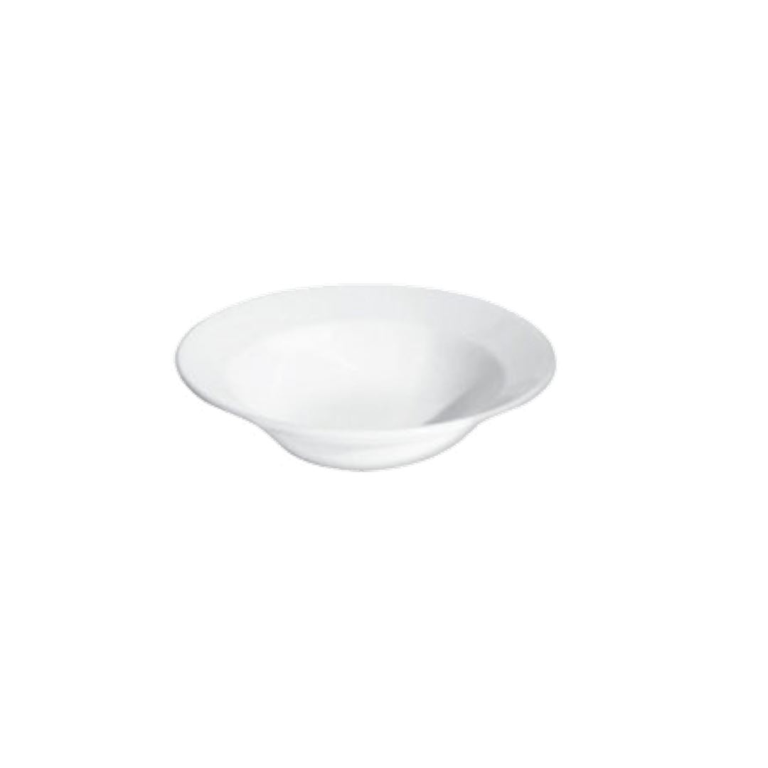 Pure White 4 Oz Ceramic Fruit Bowl - Elegant Small Serving Dish for Fruits, Snacks, Desserts | Perfect for Dining Table, Kitchen Counter, Party Platter & Home Decor