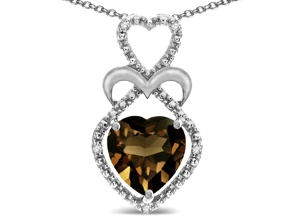 10k Gold Double Open Heart Halo Pendant Necklace for Women - Elegant Embrace Jewelry Gift for Valentine's Day, Anniversary & Special Occasions